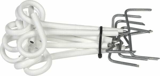 Pièces agricoles - Cloture,Jardin & Sylviculture - 10 Isol. queue de cochon 15cm