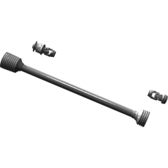 Pièces agricoles - Pièce divers - Arbre + roue libre 1 3/8"-6 1300