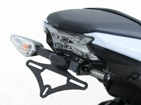 Pièces Quad & Motos - Equipement véhicule - Support de plaque R&G RACING noir Kawasaki Z650