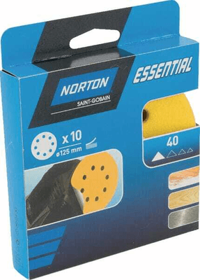Outils - Outils divers - Papier abrasif 125mm P180 (10x)