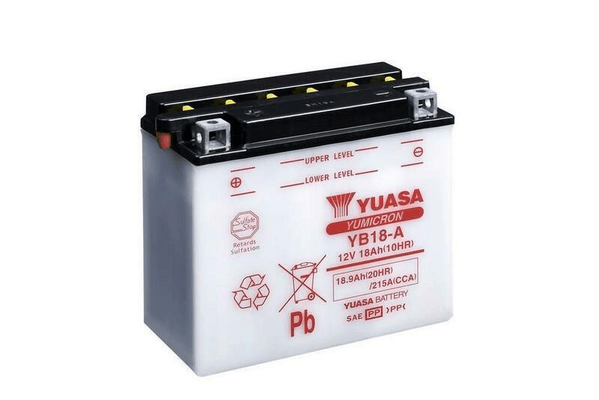 Pièces Quad & Motos - Electrique - Batterie YUASA conventionnelle sans pack acide - YB18-A
