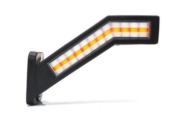 Pièces agricoles - Eclairage - Feu arrière multifonction LED, gauche, rouge/orange/blanc, 12-24 V, 238 x 181 x 72 mm
