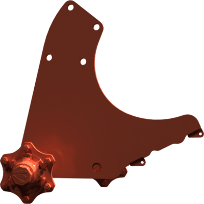 Pièces agricoles - Pièce divers - Cadre de roue gauche soudé -peint-