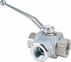 Pièces agricoles - Hydraulique - Robinet a 3 voies 1BSP