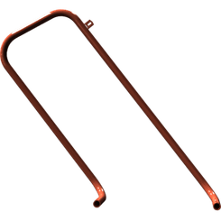 Pièces agricoles - Pièce divers - garde-corps soudé à gauche -peint-