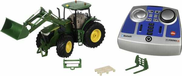 Loisirs - Jouets - John Deere 7310R avec chargeur frontal, télécommande Bluetooth et commande via application