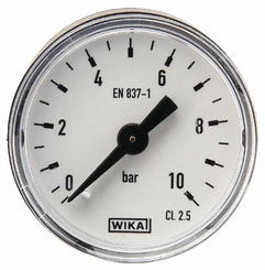 Pièces agricoles - Hydraulique - Manomètre arr. 40mmØ 0-10bar