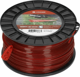 Pièces agricoles - Jardin et forêt pièce adaptable - Fil de coupe Ø 2.65mm 169m carré rouge Kramp