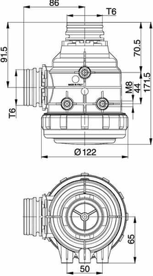 Pièces agricoles - Pièce Pulvérisateur - Filtre aspiration 2" T6 Me. 50
