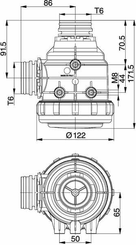 Pièces agricoles - Pièce Pulvérisateur - Filtre aspiration 2" T6 Me. 50