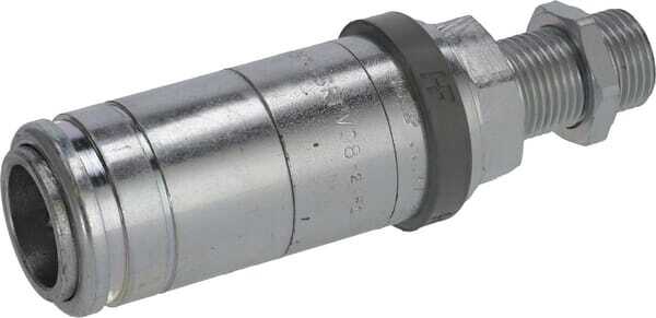 Pièces agricoles - Hydraulique - Coupleurs, femelle 1/2"BSP, passe cloison