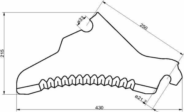 Pièces agricoles - Fenaison & élevage - Couteau d'ensilage Pöttinger