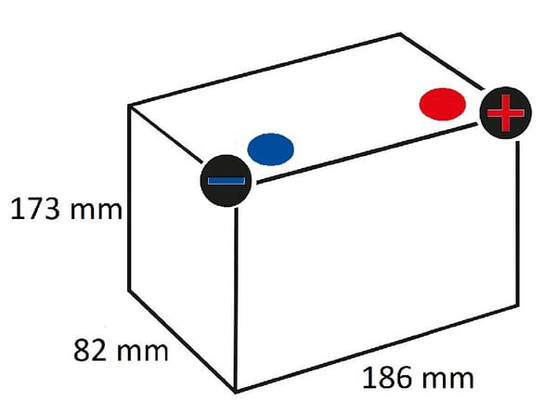 Pièces agricoles - Eclairage - Batterie 12V 19Ah 170A Sports motorisés Gel VARTA