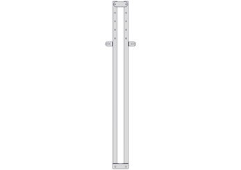 Materiels - Accessoires 10Kg-20Kg - PORTIQUE ARRIERE COURT SEPARATION COULISSANTE
