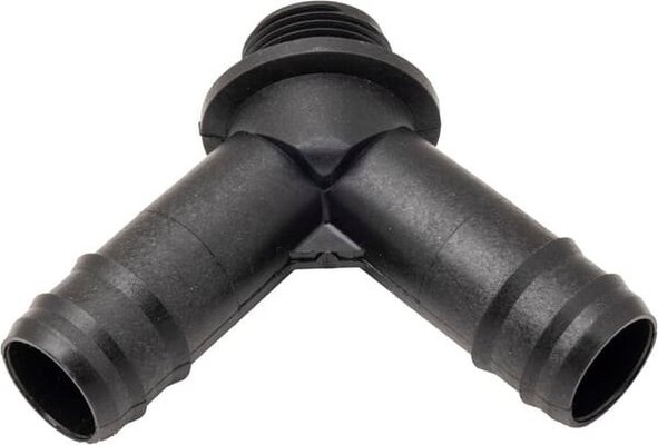 Pièces agricoles - Pièce Pulvérisateur - Pièce en Y 45°+embout de tuyau 2x25 mm / 1x30 mm