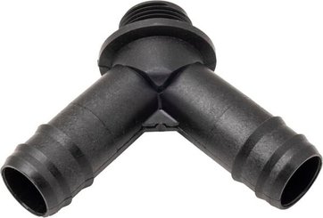 Pièces agricoles - Pièce Pulvérisateur - Pièce en Y 45°+embout de tuyau 2x25 mm / 1x30 mm
