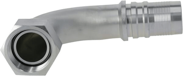 Pièces agricoles - Hydraulique - Raccord à sertir 4SH-DN50-2" BSP-90