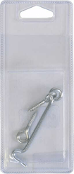 Pièces agricoles - Fasteners - Crochet de portail 70mm - Ø3,6mm (1)