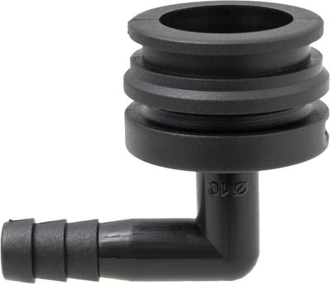 Pièces agricoles - Pièce Pulvérisateur - Raccord à fourche, femelle 90° AF3, embout de tuyau 10 mm