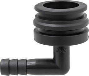 Pièces agricoles - Pièce Pulvérisateur - Raccord à fourche, femelle 90° AF3, embout de tuyau 10 mm