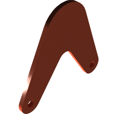 Pièces agricoles - Pièce divers - arrêt pour couvrir -peint-