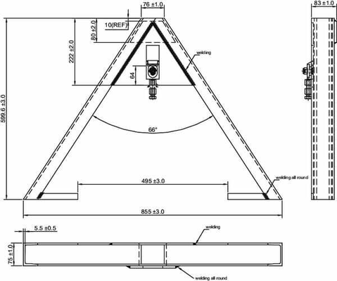 Pièces agricoles - Tracteur pièce adaptable - Triangle d'attelage 1.2.3