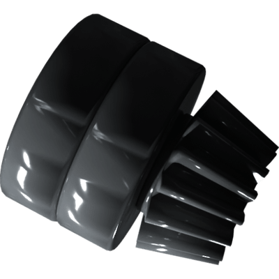 Pièces agricoles - Pièce divers - arbre arrière conique 15Z modul 3