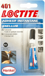 Chimie - Chimie divers - Adhésif instantané 401 - 3gr