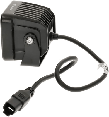 Pièces agricoles - Eclairage - Lampe de travail indirecte LED, 40W, 4800lm, carrée, 12/24V, blanche, 81x82,5x67,5mm prise Deutsch, faisceau large, 4LED