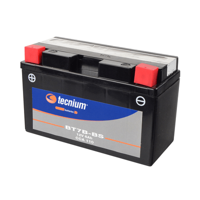 Pièces Quad & Motos - Electrique - Batterie TECNIUM sans entretien avec pack acide - BT7B-BS