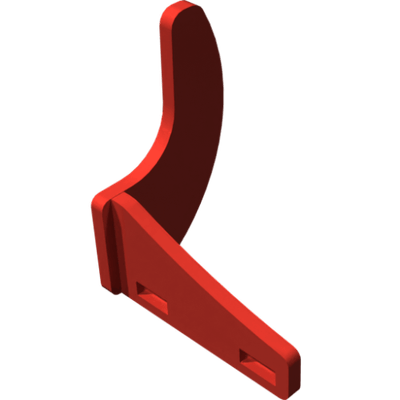 Pièces agricoles - Pièce divers - support droit soudé -peint-