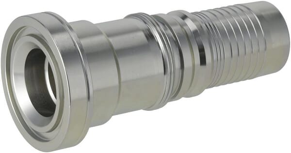 Pièces agricoles - Hydraulique - Raccord à sertir 4SH-DN40 avec bride ø63,5 mm