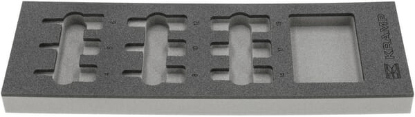 Outils - Outils divers - Insert en mousse pour jeu de douilles Hexagone 1/2" 9 pcs