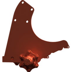 Pièces agricoles - Pièce divers - cadre de roue droite soudé -peint-