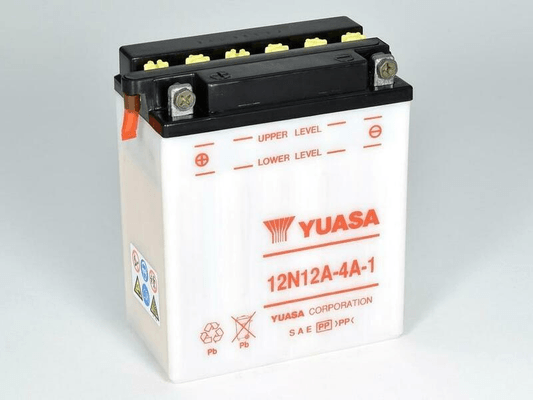 Pièces Quad & Motos - Electrique - Batterie YUASA conventionnelle sans pack acide - 12N12A-4A-1