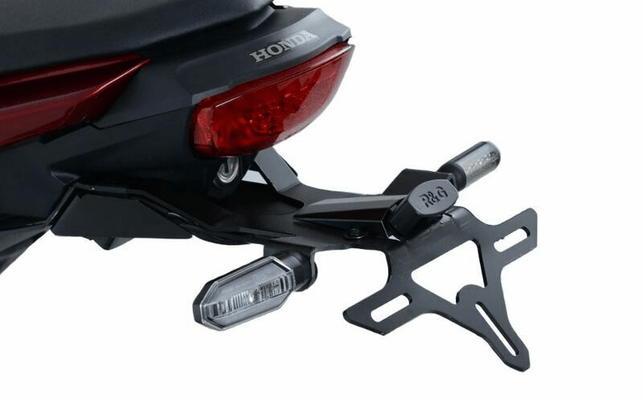 Pièces Quad & Motos - Equipement véhicule - Support de plaque R&G RACING noir Honda CB125R