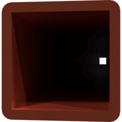 Pièces agricoles - Pièce divers - tube carré f. herse 1400mm -peint-