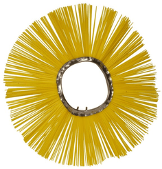 Pièces agricoles - Aménagements paysagers - Brosse poly 540 x 160 ZIG-ZAG 2,2 mm Bobcat poly jaune