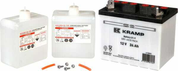 Pièces agricoles - Eclairage - Batterie U1 12V 24Ah 220A Kramp
