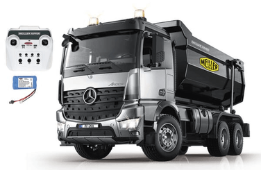 Loisirs - Jouets - Camion benne Mercedes Benz Arocs 1:20 Metal Meiller 2,4 GHz