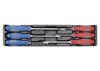 Outils - Outils divers - Thermoformé 6 tournevis lame traversante