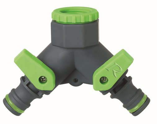 Arrosage - Raccords - NEZ DE ROBINET 3/4"-1/2" 2 SORTIES SUR CARTE