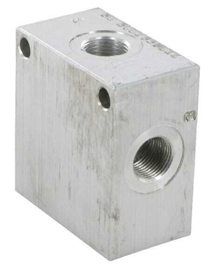 Pièces agricoles - Hydraulique - Corps aluminium 10/3 - 3/8"