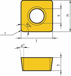 Outils - Outils divers - Porte-plaquette SNMG 120412 10x