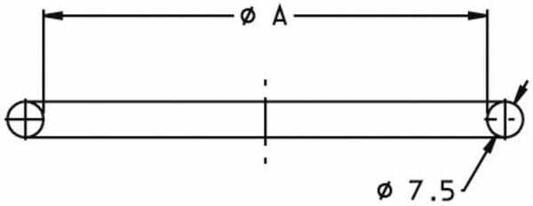 Pièces agricoles - Pièce Pulvérisateur - Joint de couvercle sur bague 370 mm