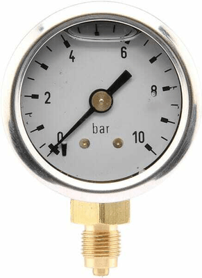 Pièces agricoles - Hydraulique - Manomètre Ø40 0-10bar ?" inf.