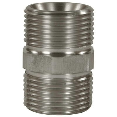 Pièces agricoles - Hydraulique - Raccord double inox M22x1,5