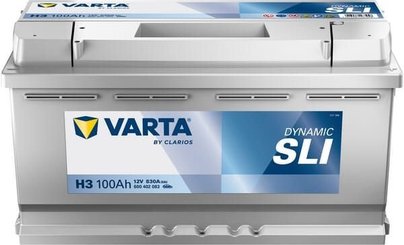 Pièces agricoles - Eclairage - Battery 12V 100Ah 830A H3 VARTA Dynamic SLI