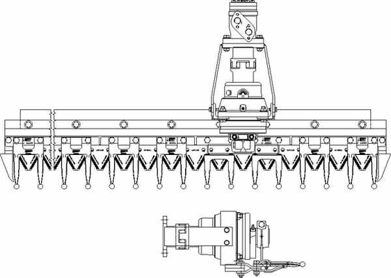 Pièces agricoles - Moissonneuses - KM120-S Taille-haie 1.20m. kpl