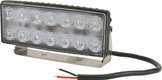 Phare de travail LED rectangulaire 42W 3800lm, 10/30V, 140.2x41.8x57.2mm, faisceau large, Kramp